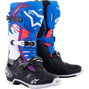 Alpinestars Tech 10 Supervented Off-Road Boots- Blue/Blk/White