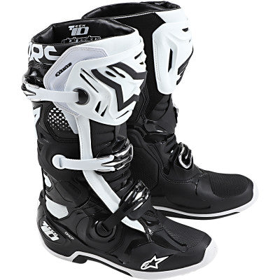 Alpinestars Tech 10 Off-Road Boots - Black/White
