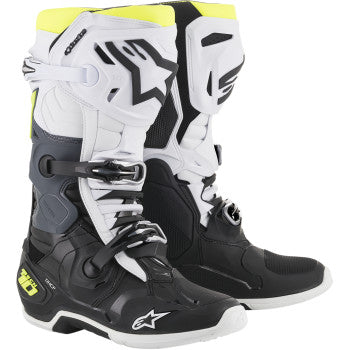 Alpinestars Tech 10 Offroad Boots - Black/White/Yellow