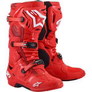 Alpinestars Tech 10 Boots - Black/White/Red